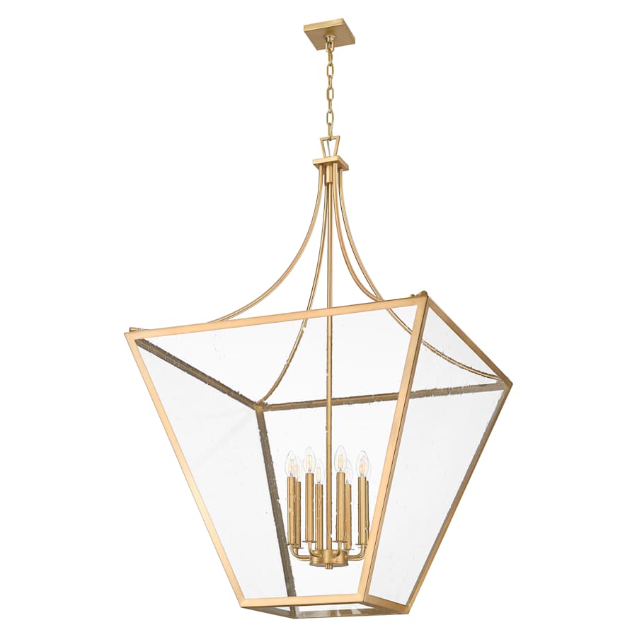 Z-Lite Montalcino 8 Light 32" Wide Taper Candle Pendant