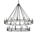 Z-Lite Dennison 28 Light 60" Wide Taper Candle Style Chandelier