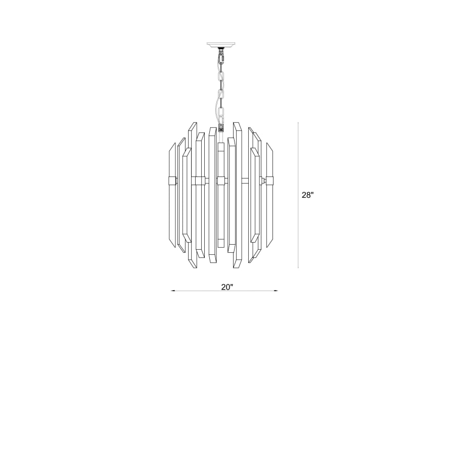 Z-Lite Bova 9 Light 20" Wide Crystal Chandelier
