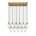 Z-Lite Arden 17 Light 42" Wide Suspension Linear Pendant