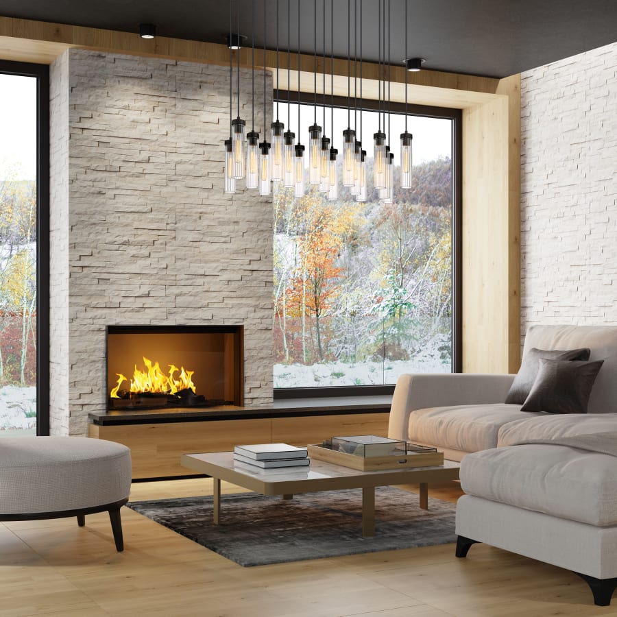 Z-Lite Beau 17 Light 42" Wide Suspension Linear Pendant