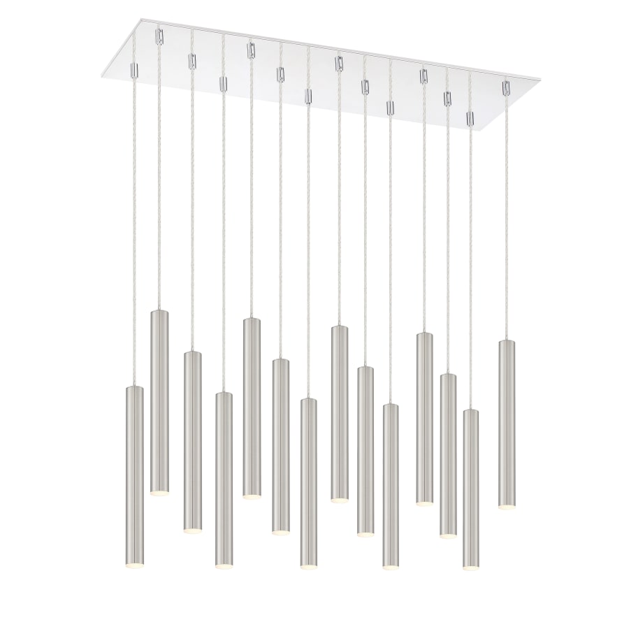 Z-Lite Forest 14 Light 32" Wide LED Linear Pendant with 12" Pendants