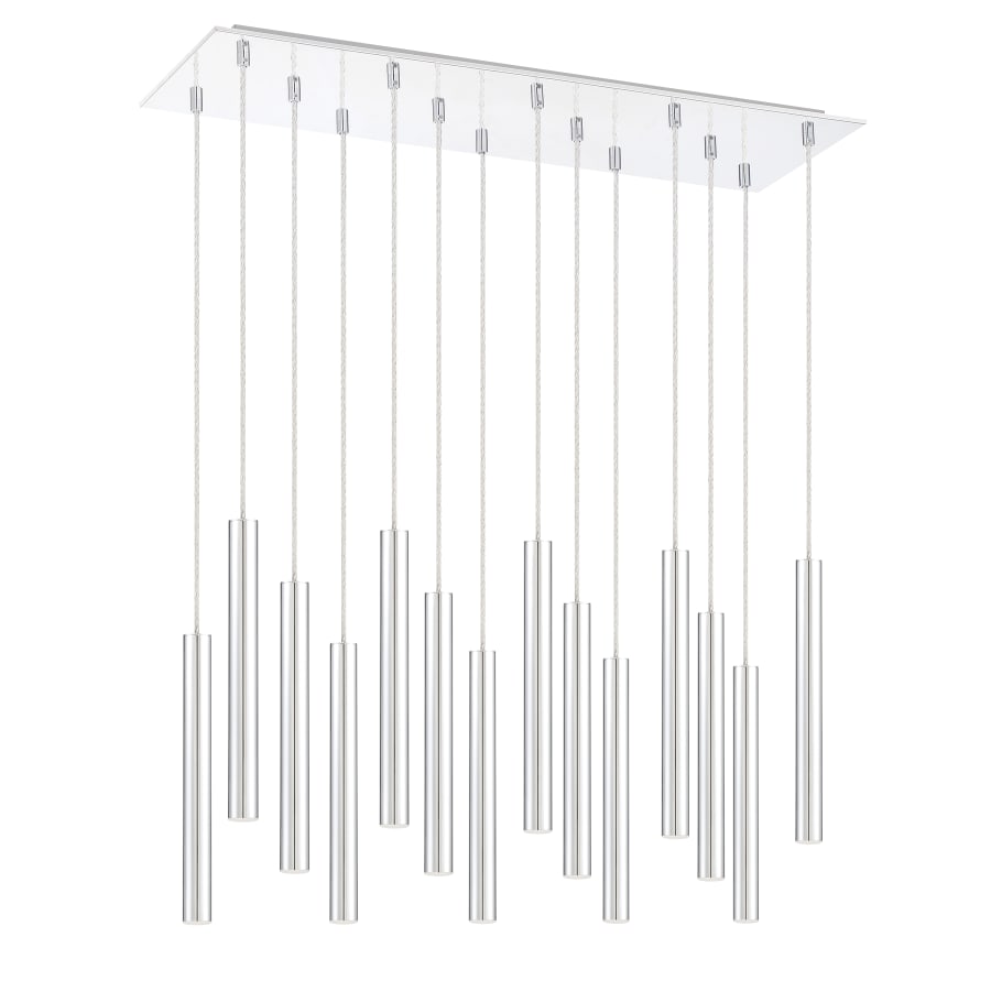 Z-Lite Forest 14 Light 32" Wide LED Linear Pendant with 12" Pendants