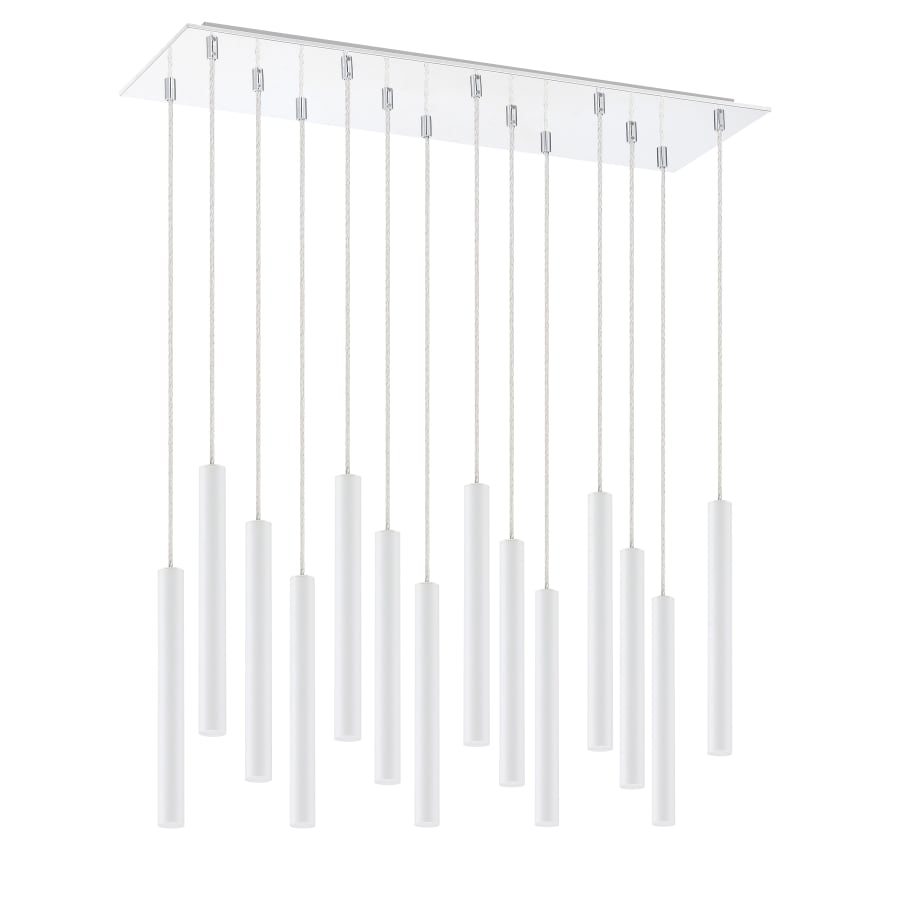 Z-Lite Forest 14 Light 32" Wide LED Linear Pendant with 12" Pendants