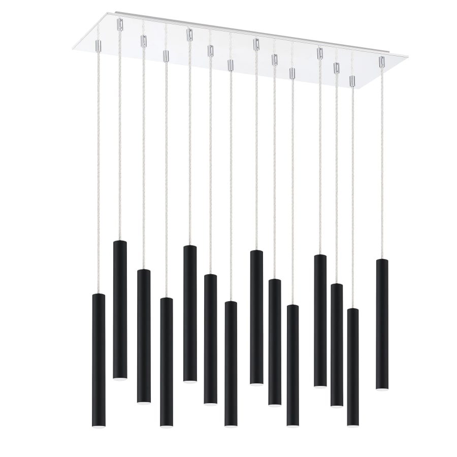 Z-Lite Forest 14 Light 32" Wide LED Linear Pendant with 12" Pendants