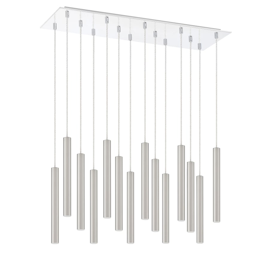 Z-Lite Forest 14 Light 32" Wide LED Linear Pendant with 12" Pendants