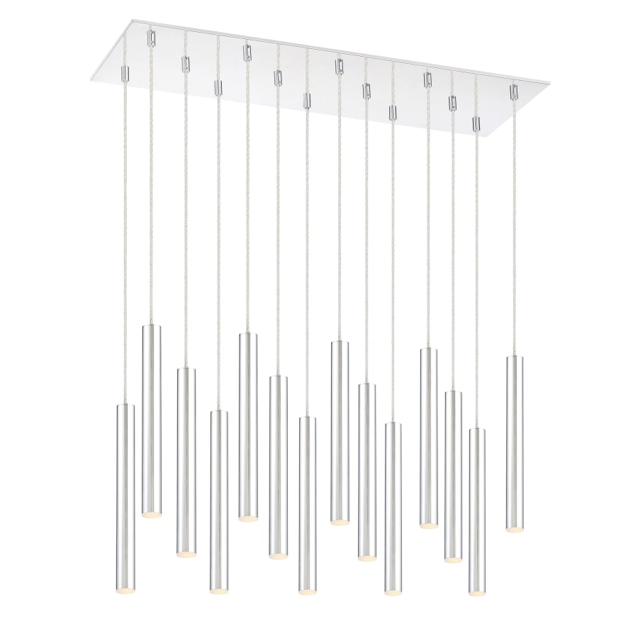 Z-Lite Forest 14 Light 32" Wide LED Linear Pendant with 12" Pendants