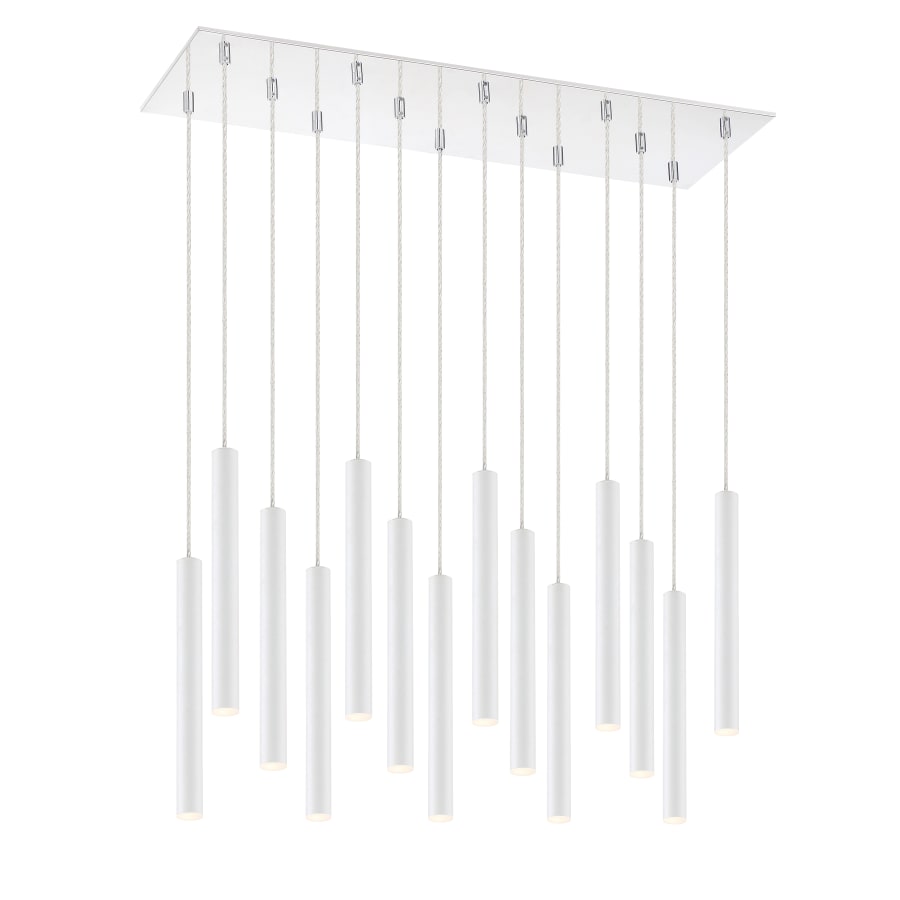 Z-Lite Forest 14 Light 32" Wide LED Linear Pendant with 12" Pendants