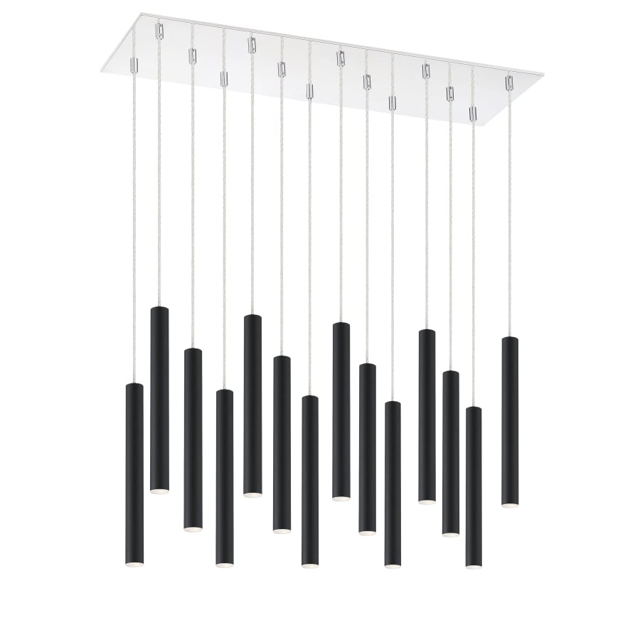 Z-Lite Forest 14 Light 32" Wide LED Linear Pendant with 12" Pendants