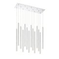 Z-Lite Forest 14 Light 32" Wide LED Linear Pendant with 24" Pendants