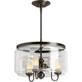 Kohler Lighting Artifacts 22" Wide 3 Light Chandelier