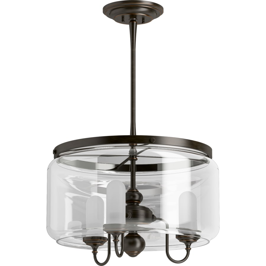 Kohler Lighting Artifacts 22" Wide 3 Light Chandelier