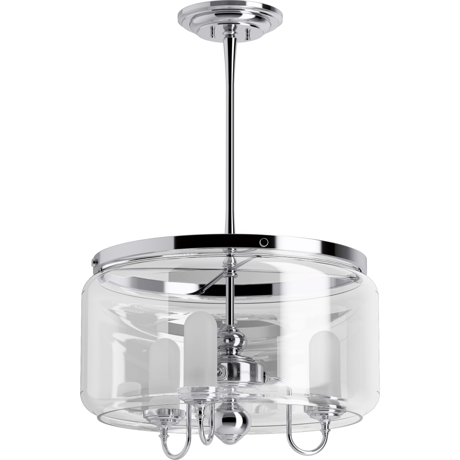 Kohler Lighting Artifacts 22" Wide 3 Light Chandelier