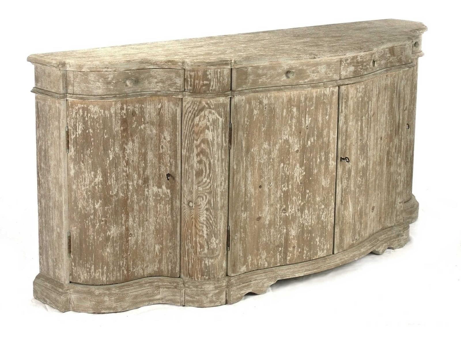 Marlon Distressed Wood Buffet Sideboard with Storage