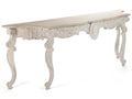 Abraham Console Table in Distressed Antique Ivory
